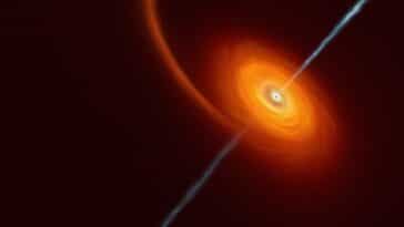 A detecção mais distante de um buraco negro a engolir uma estrela