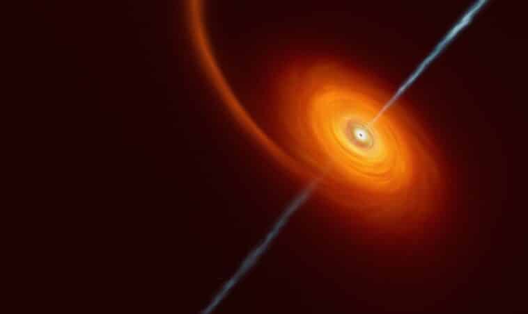 A detecção mais distante de um buraco negro a engolir uma estrela