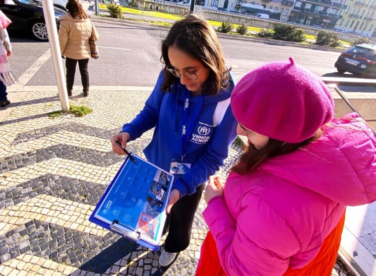 “50 segundos no meio de um conflito”: Portugal com ACNUR leva experiência sensorial às ruas com nova campanha de sensibilização