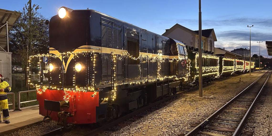 Comboio Histórico do Vouga veste-se de Natal e promete espalhar magia