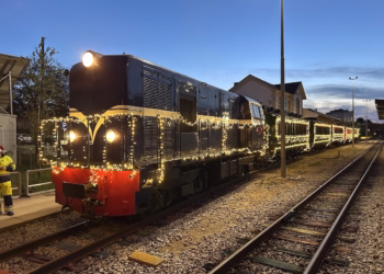 Comboio Histórico do Vouga veste-se de Natal e promete espalhar magia