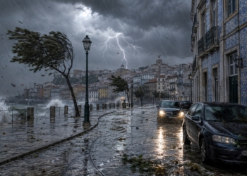 Chuva forte e trovoada chegam a 26 e 27 de agosto: 11 distritos sob aviso amarelo